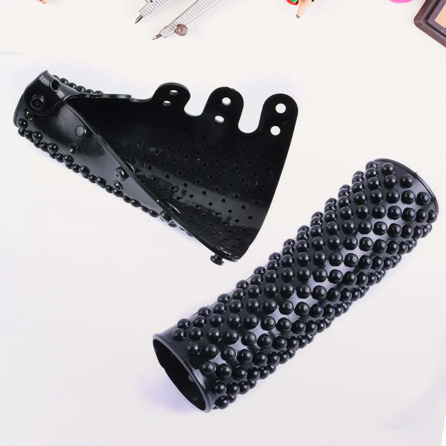 Silicon Car Massage Steering Cover High Quality Suitable For All Car (2 Pc Set) Silicon Car Massage Steering Cover High Quality Suitable For All Car (2 Pc Set)